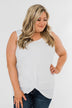 Good Together Twist Tank Top- White