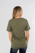 "Pumpkin Spice And Everything Nice" Graphic Tee- Olive