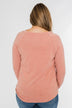 Come Along With Me Pullover Top- Peach
