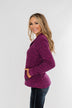 Pulse Exclusive Zip Up Athleisure Jacket- Magenta