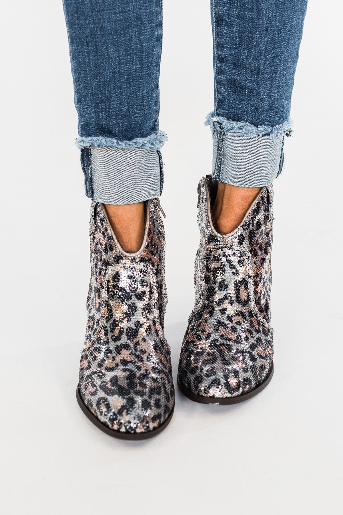 Very G Sprinkle Booties- Silver