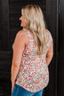 Love To Give Floral Tank Top- Ivory, Rust, & Forest Green