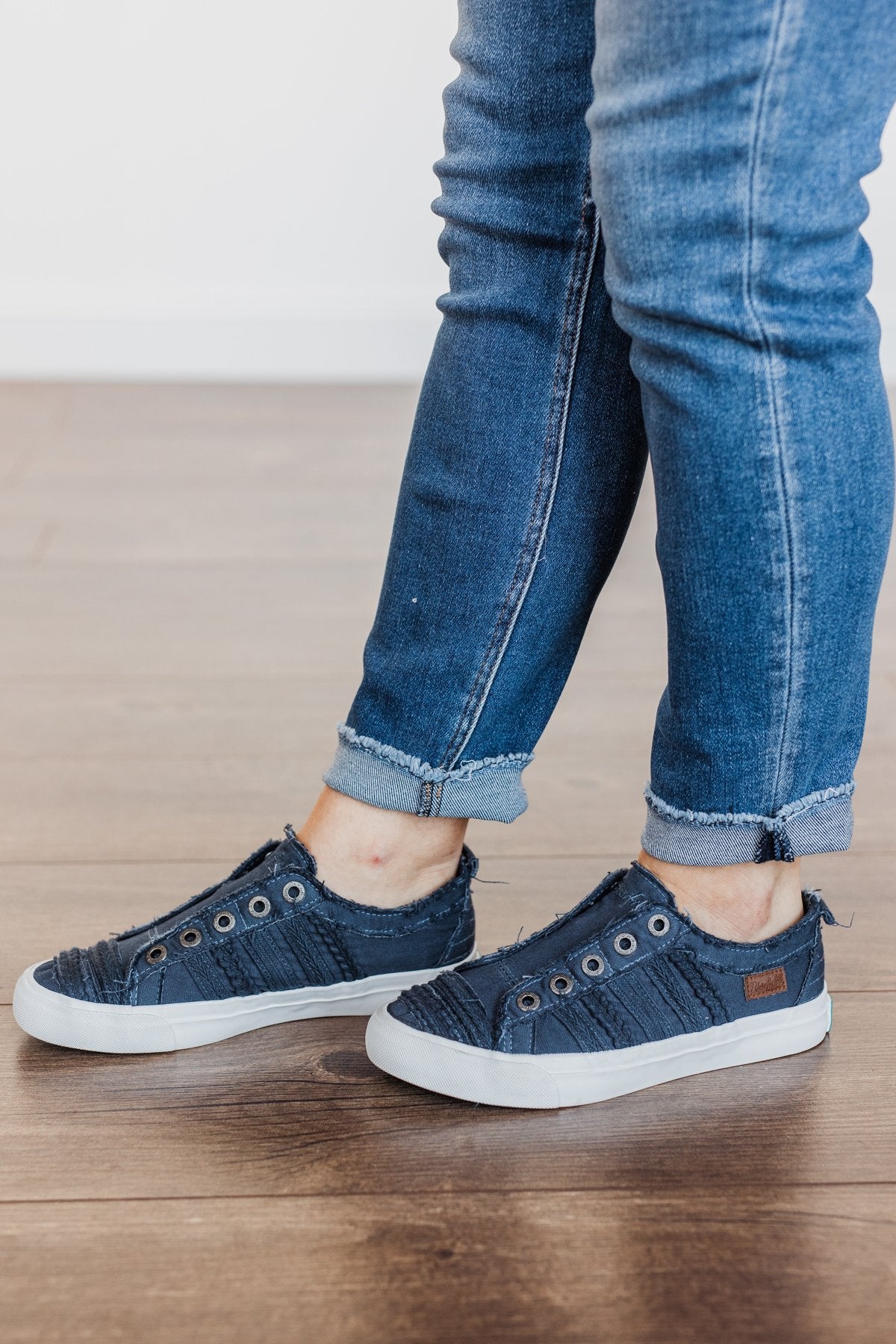 Blowfish Parlane Braided Canvas Sneakers- Desert Night