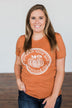 "Pumpkin Spice And Everything Nice" Graphic Tee- Burnt Orange