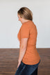 "Pumpkin Spice And Everything Nice" Graphic Tee- Burnt Orange