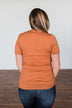 "Pumpkin Spice And Everything Nice" Graphic Tee- Burnt Orange
