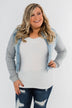 Layered Denim Hooded Jacket- Light Wash