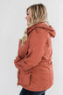 Walk With Me Cinch Jacket- Soft Rust