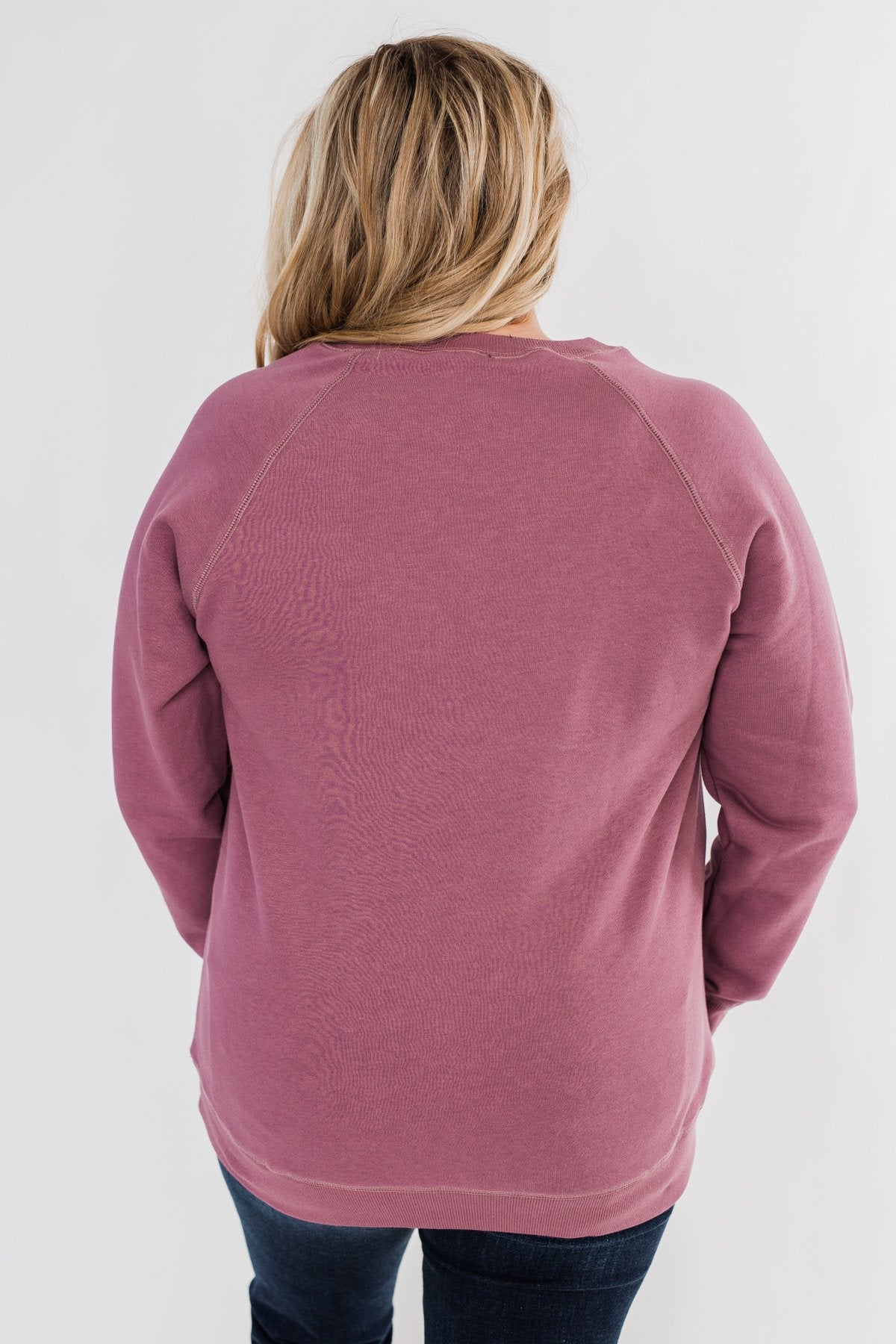 Pulse Basics Crew Neck Pullover- Orchid