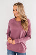 Pulse Basics Crew Neck Pullover- Orchid