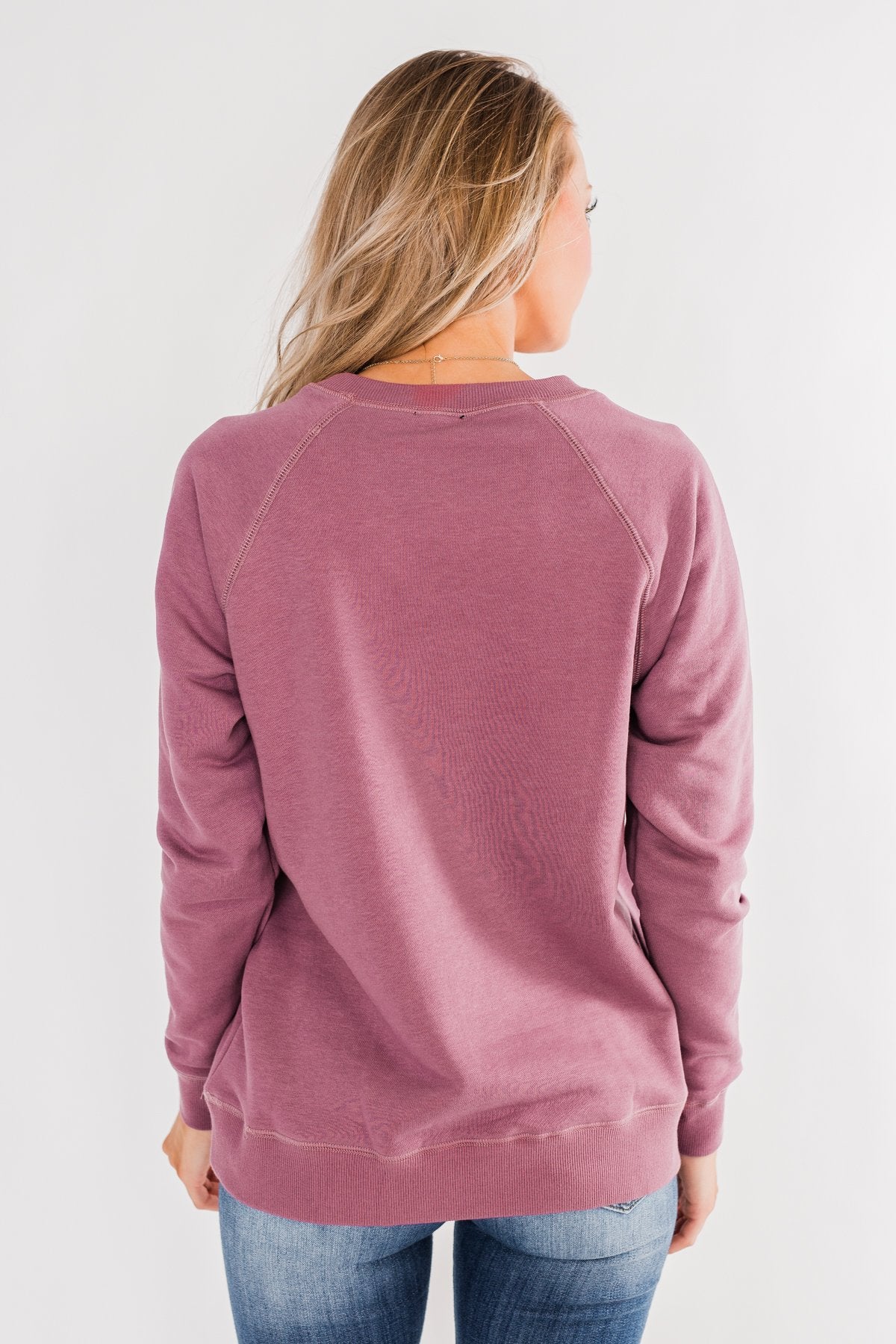 Pulse Basics Crew Neck Pullover- Orchid