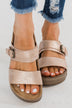 Blowfish Marge Platform Sandals- Rose Gold