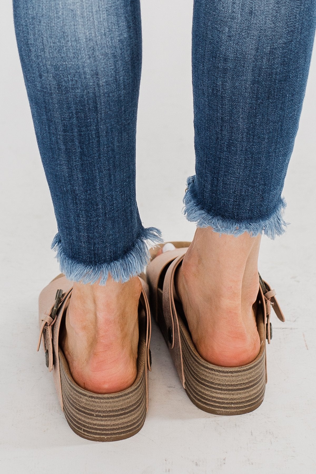 Blowfish Marge Platform Sandals- Rose Gold