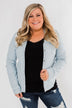 Cute In Chambray Long Sleeve Top- Light Denim