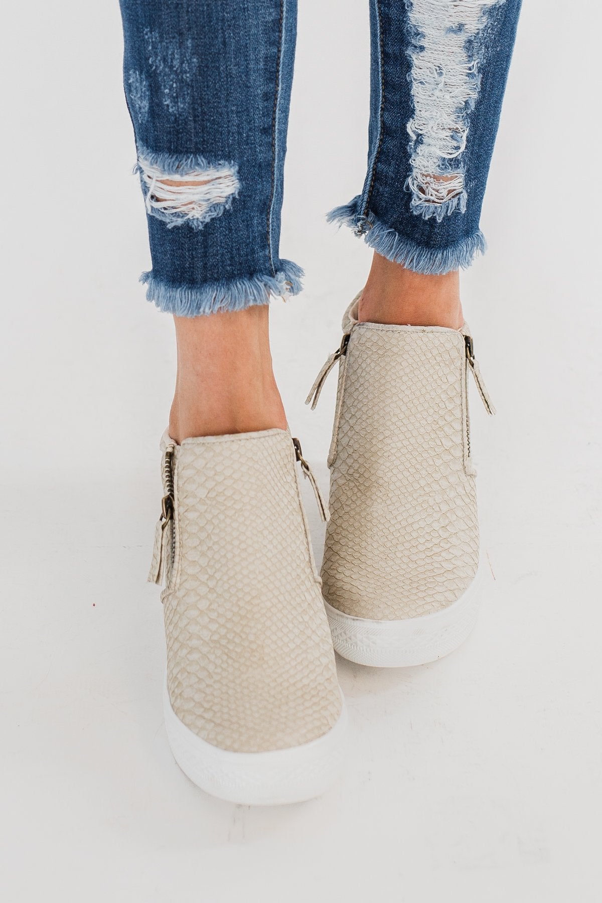 Not Rated Timmibelle Wedges- Cream