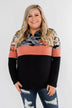 Never Ending Love Quarter Zip Pullover- Black, Camo, & Floral