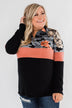 Never Ending Love Quarter Zip Pullover- Black, Camo, & Floral