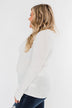 Essential 5-Button Henley Top- Off White