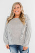 Feeling Brand New Ruffle Top- Heather Grey
