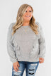 Feeling Brand New Ruffle Top- Heather Grey