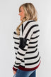 You Got it Bad Striped Top- Deep Red