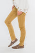 Rubberband Colored Skinny Jeans- Mustard