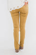Rubberband Colored Skinny Jeans- Mustard