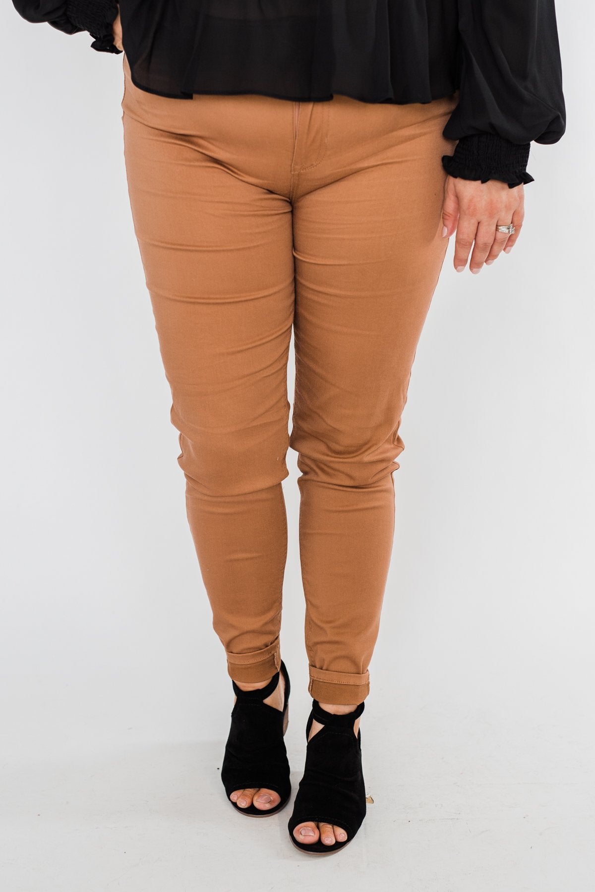 Celebrity Pink Ankle Skinny Jeans- Clay