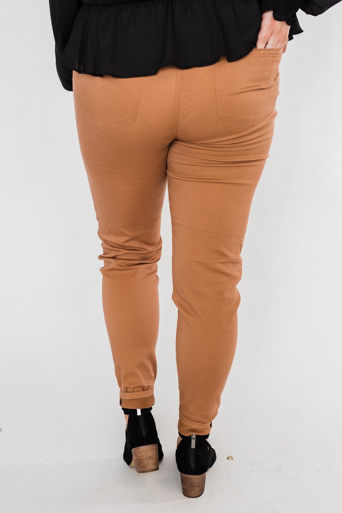 Celebrity Pink Ankle Skinny Jeans- Clay
