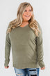 No One Like You Sweater- Olive