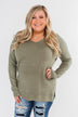 No One Like You Sweater- Olive