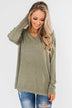 No One Like You Sweater- Olive