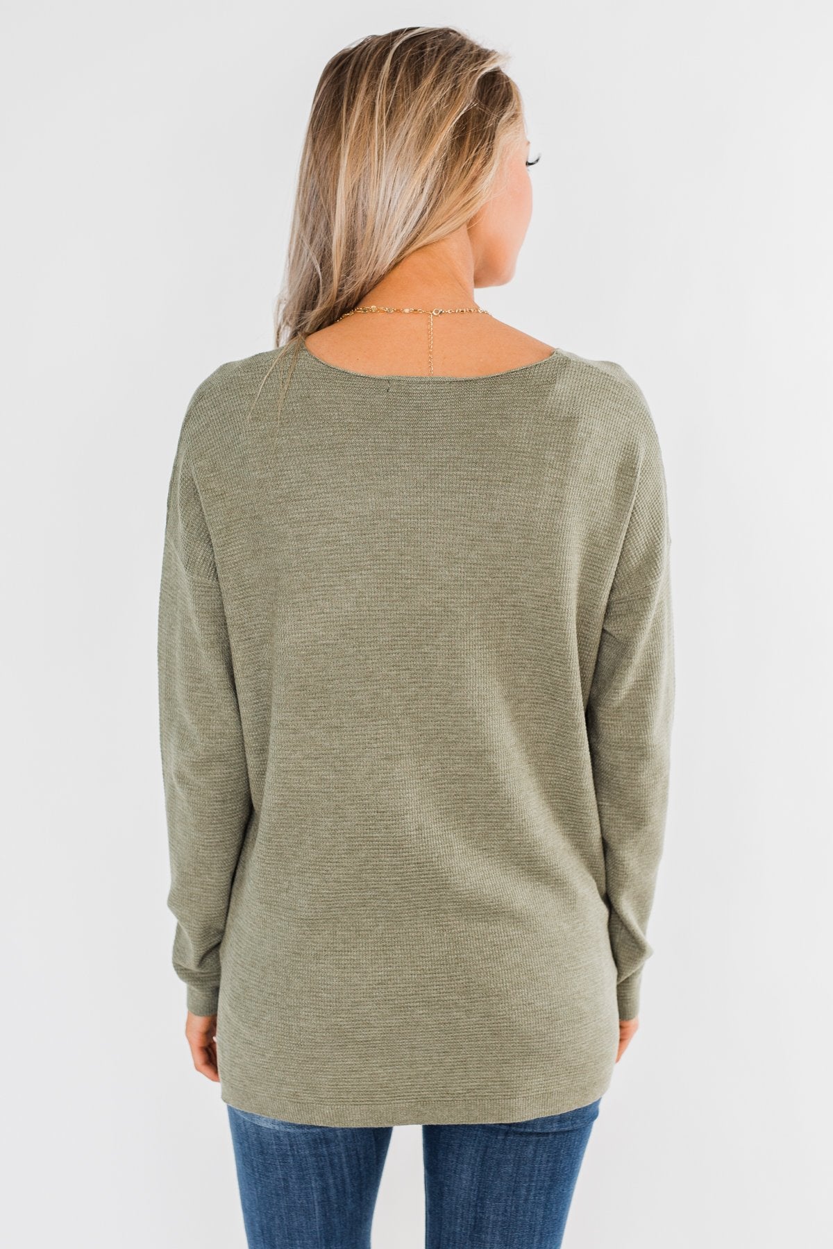 No One Like You Sweater- Olive