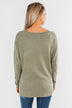 No One Like You Sweater- Olive