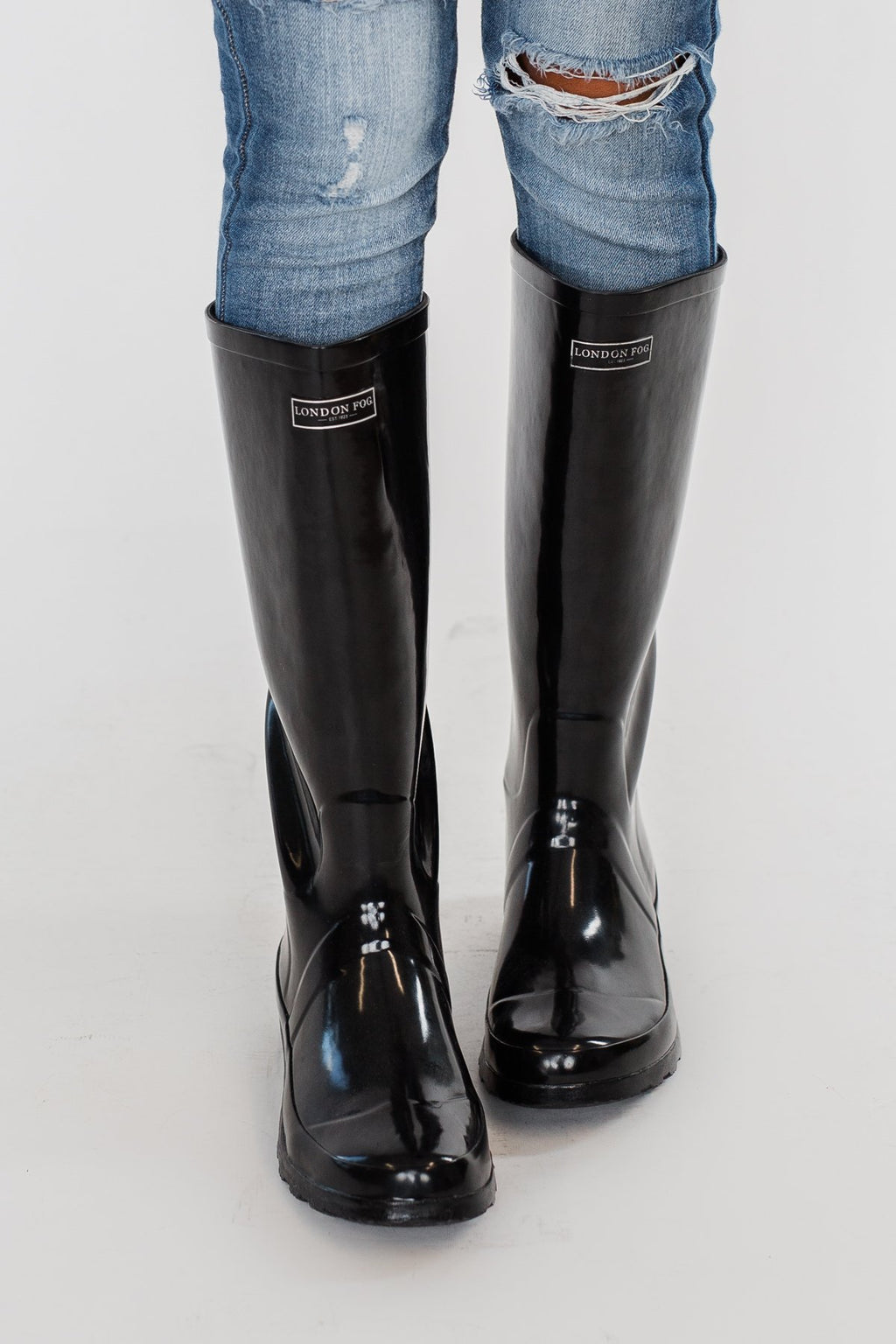Women’s London Fog Thames Rubber Rain Boots Size 8.5 London Fog Thames Women main image 2