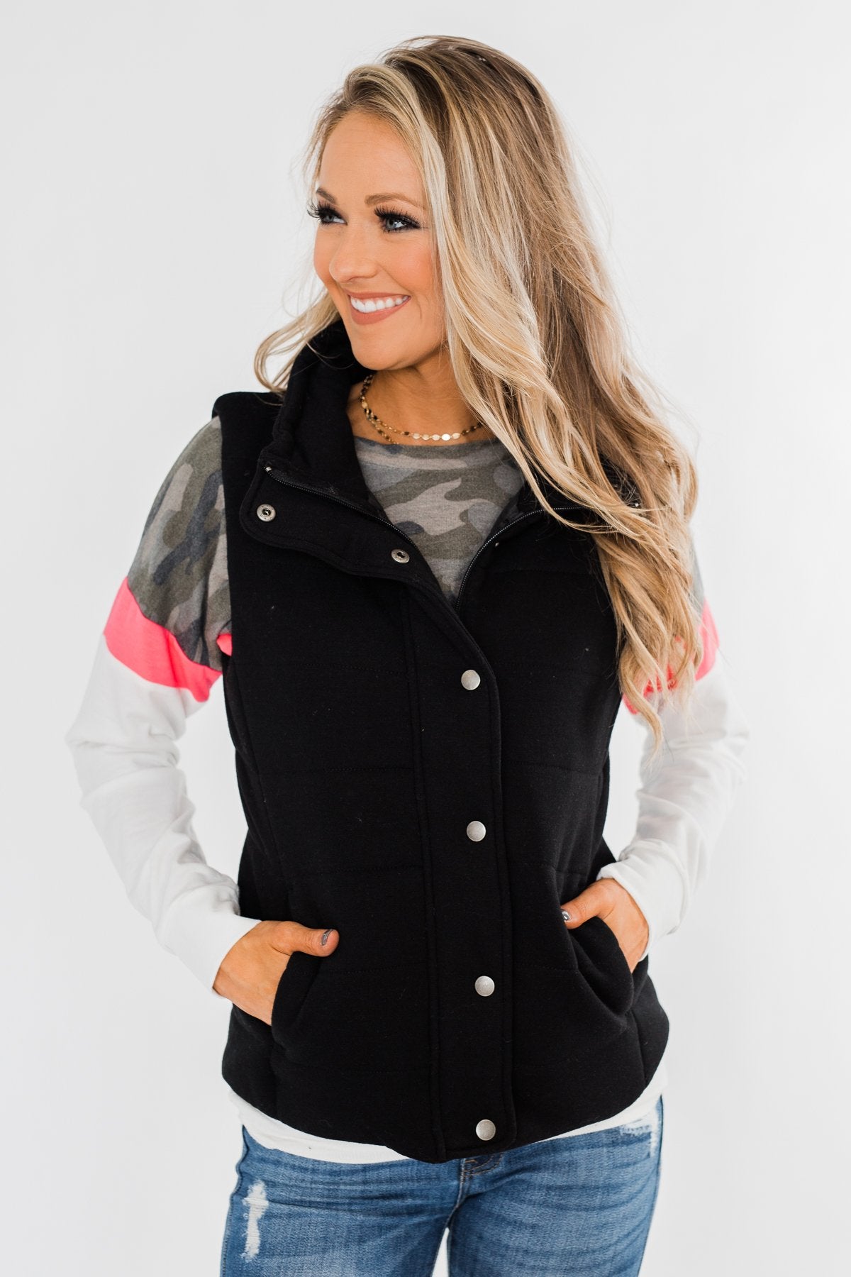 The Most Perfect Puffer Vest- Black