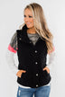 The Most Perfect Puffer Vest- Black