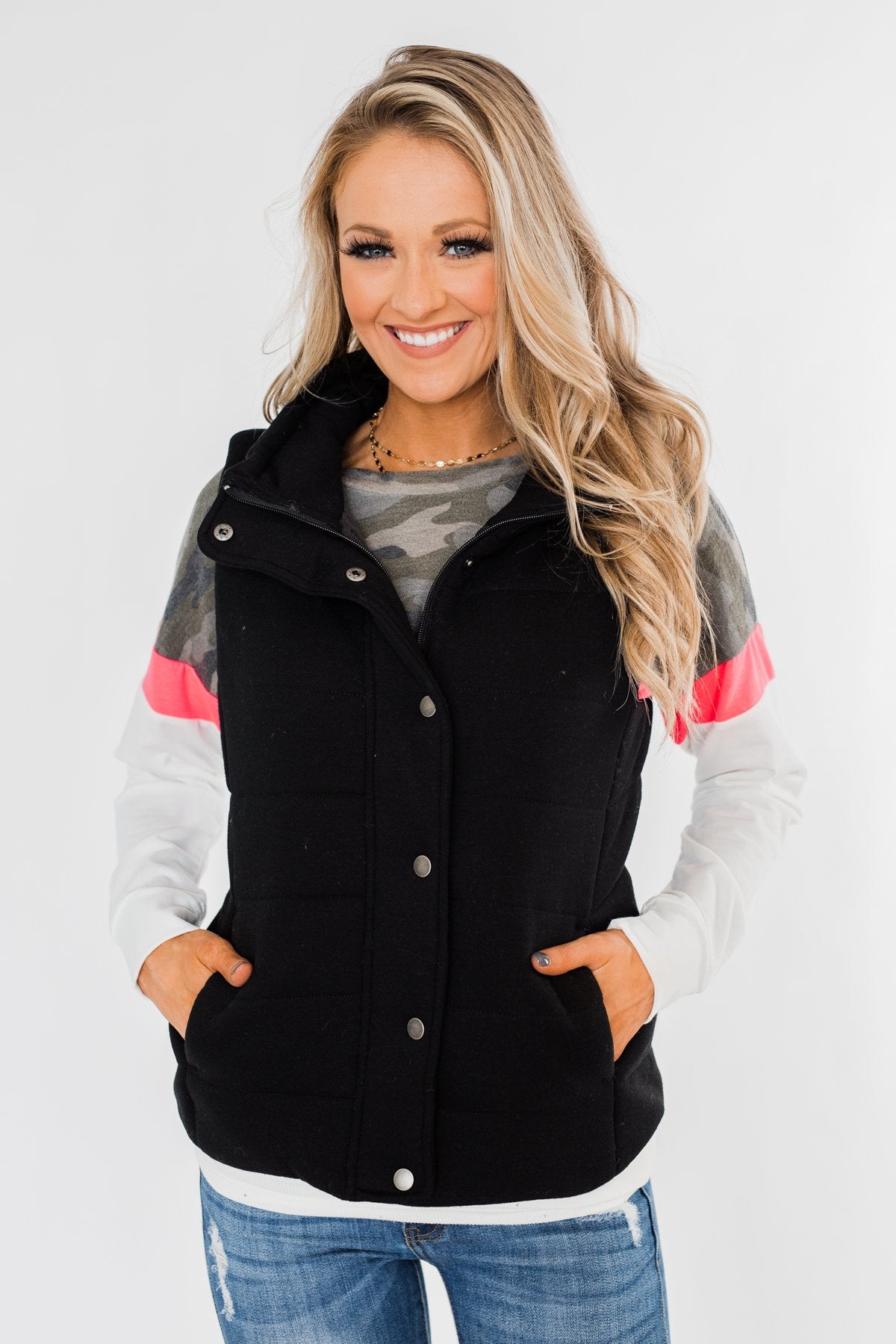 The Most Perfect Puffer Vest- Black