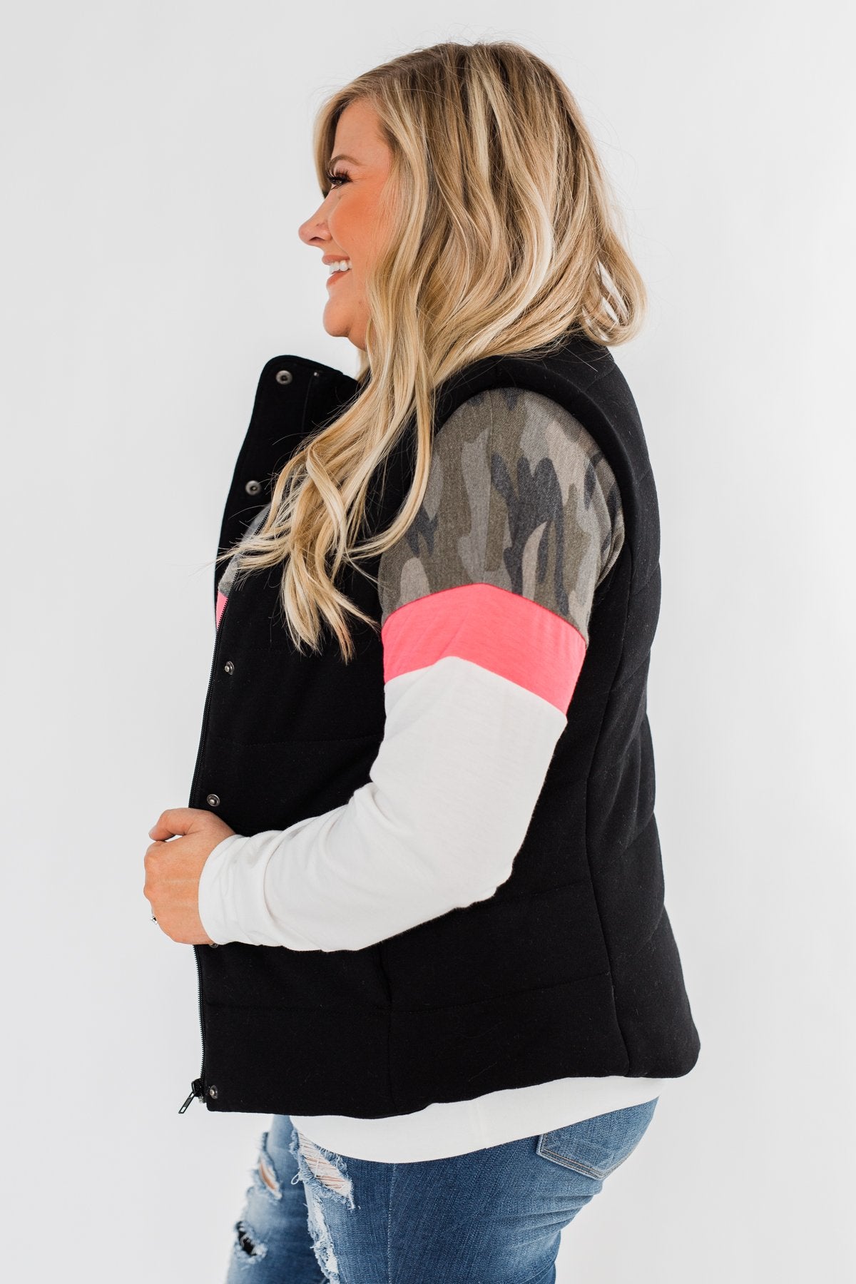 The Most Perfect Puffer Vest- Black