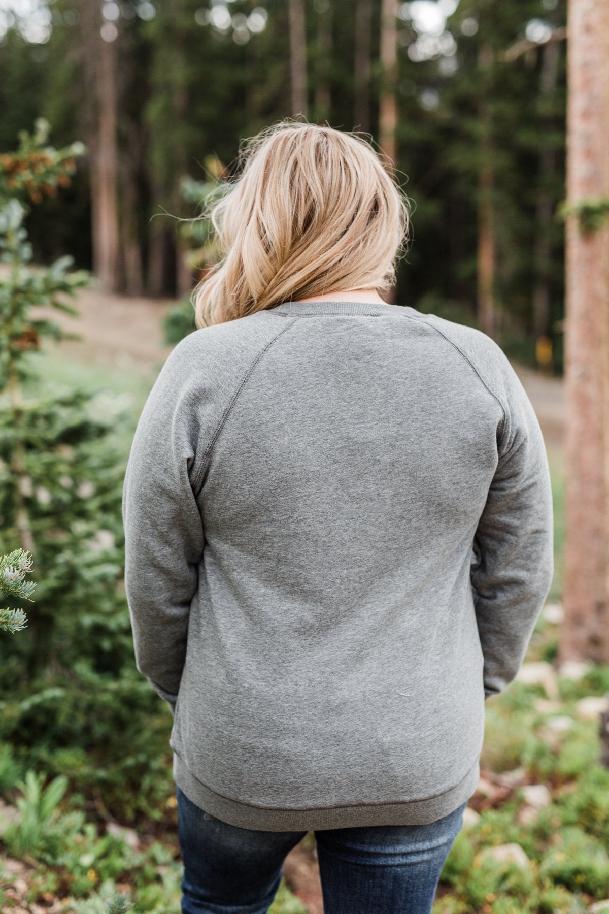 Pulse Basics Crew Neck Pullover- Dark Gray