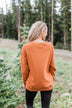 Pulse Basics Crew Neck Pullover- Rust