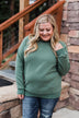 Pulse Basics Crew Neck Pullover- Dark Sage