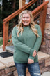 Pulse Basics Crew Neck Pullover- Dark Sage