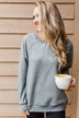 Pulse Basics Crew Neck Pullover- Dark Gray