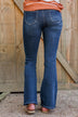 YMI Distressed Flare Jeans- Millie Wash