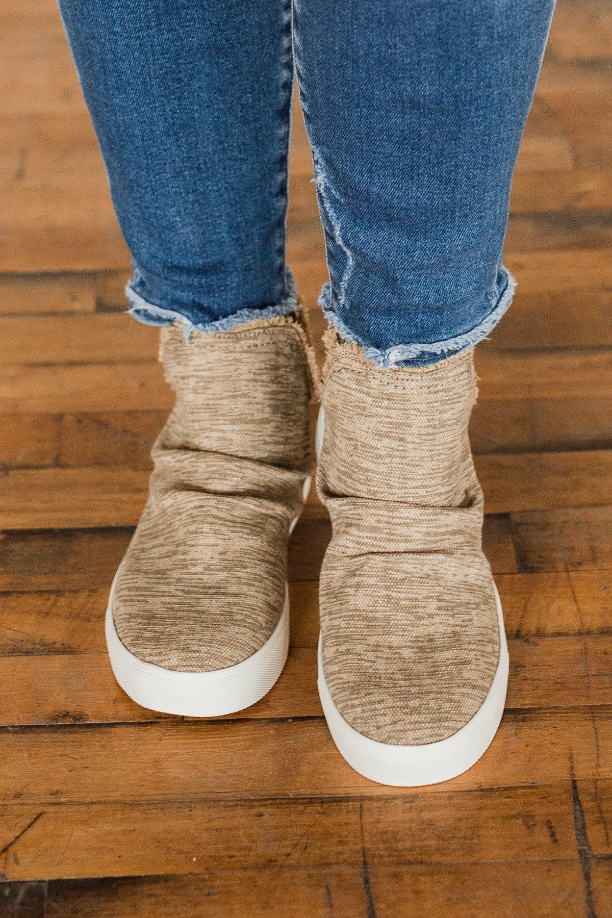 Very G Josie High Top Sneakers- Tan