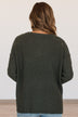 An Abundant Life Knit Sweater- Dark Olive