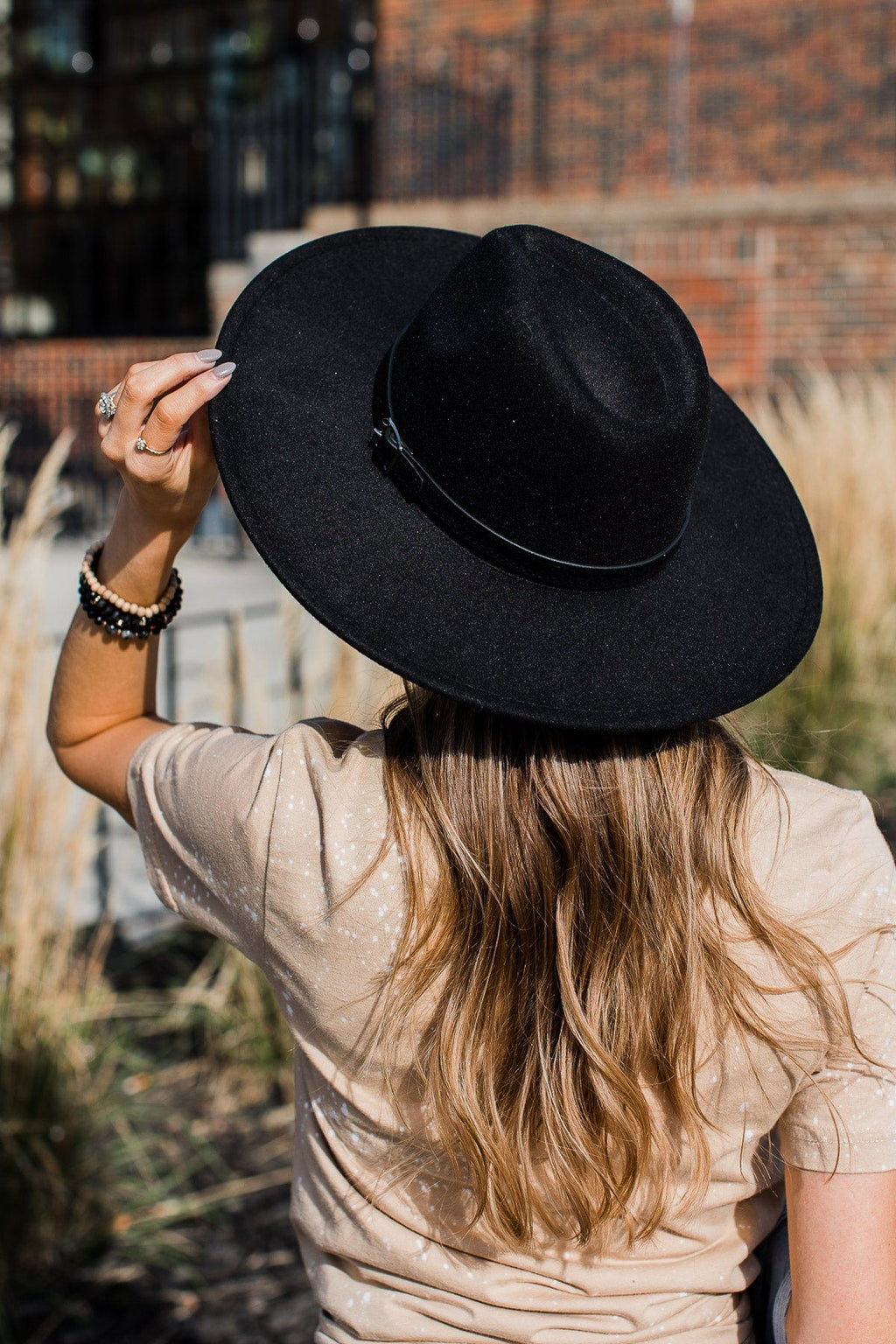 A Perfect Match Panama Hat- Black display picture 2