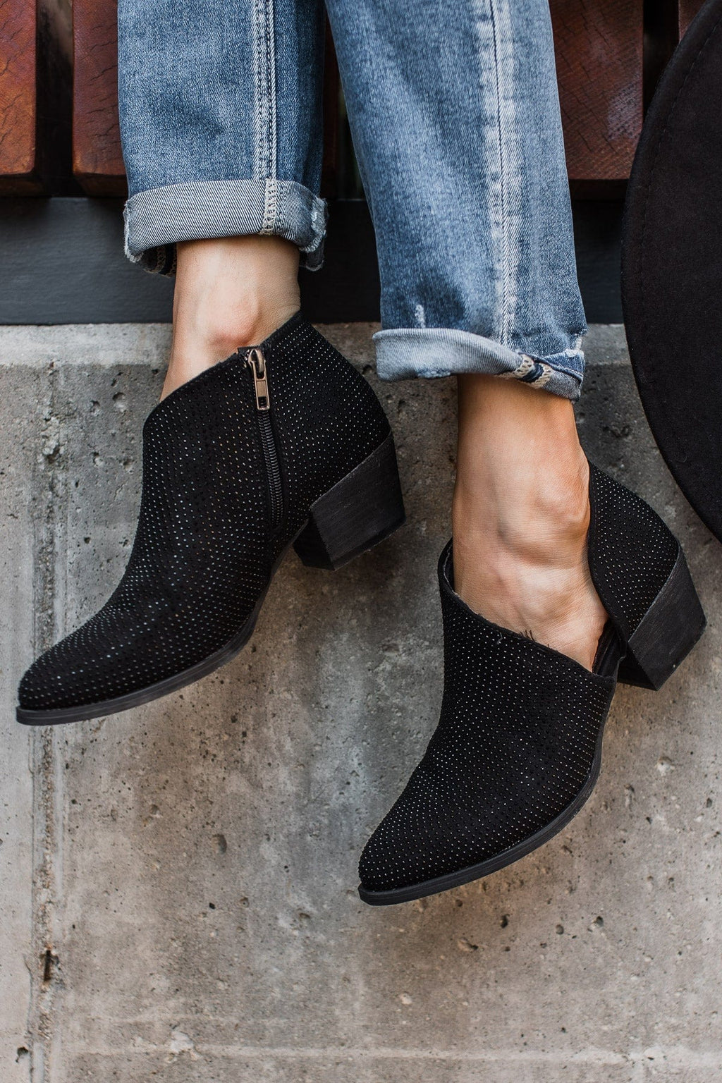 Very G Diva Booties- Black - Main Image