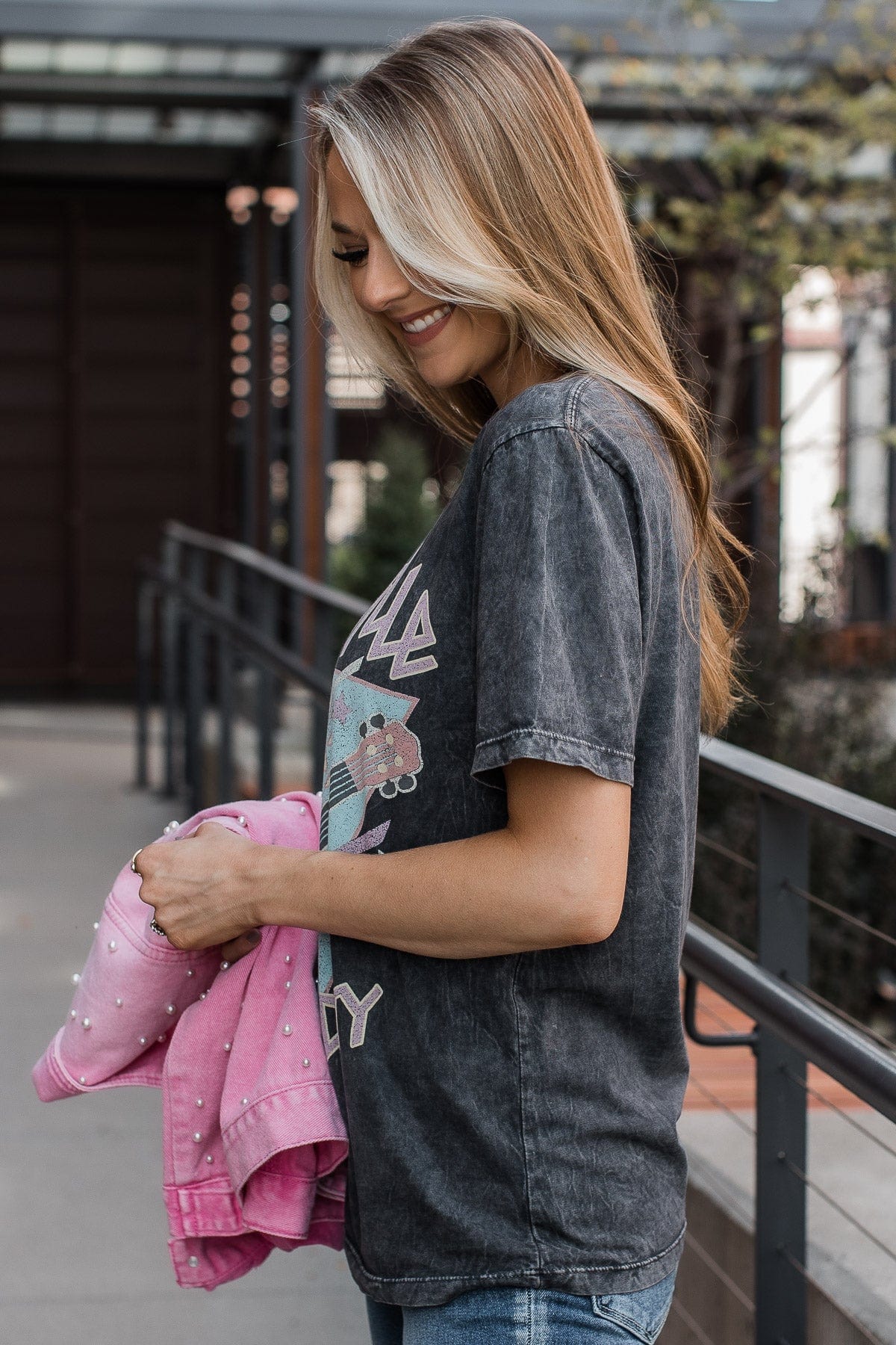 "Nashville Music City" Graphic Tee- Vintage Black